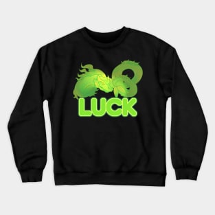 Luck Wish 2024 Chinese Dragon Green Crewneck Sweatshirt